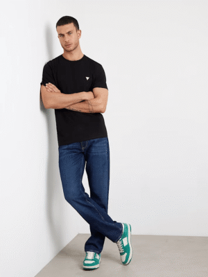 Mid rise relaxed jeans